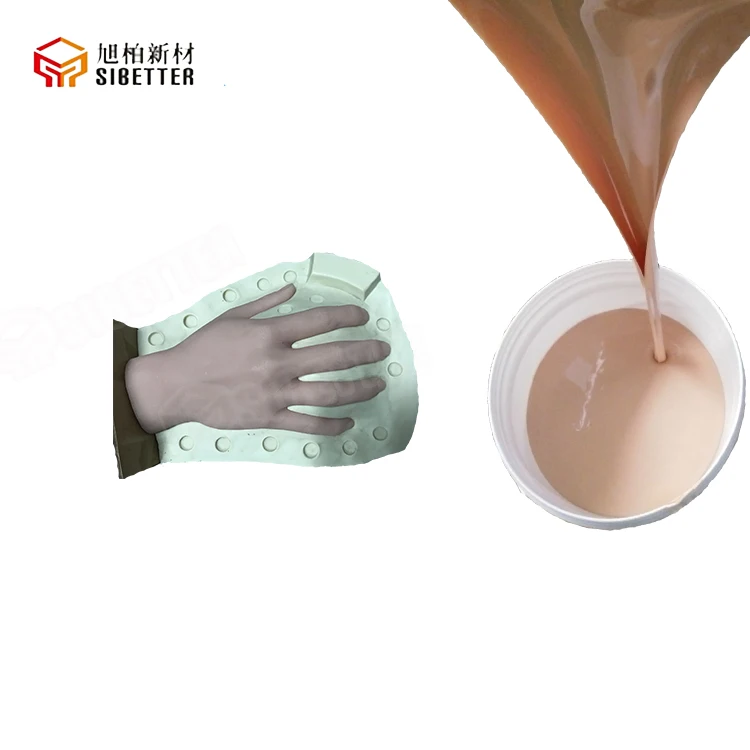 Platinum Cure Life Casting Liquid Silicone Rubber for Silicone Hand Prosthetic