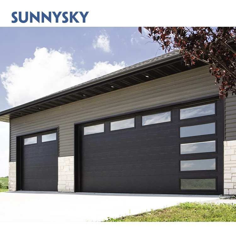 Sunnysky Design Garage Door Wholesale 16x7 High Efficiency Sectional ...