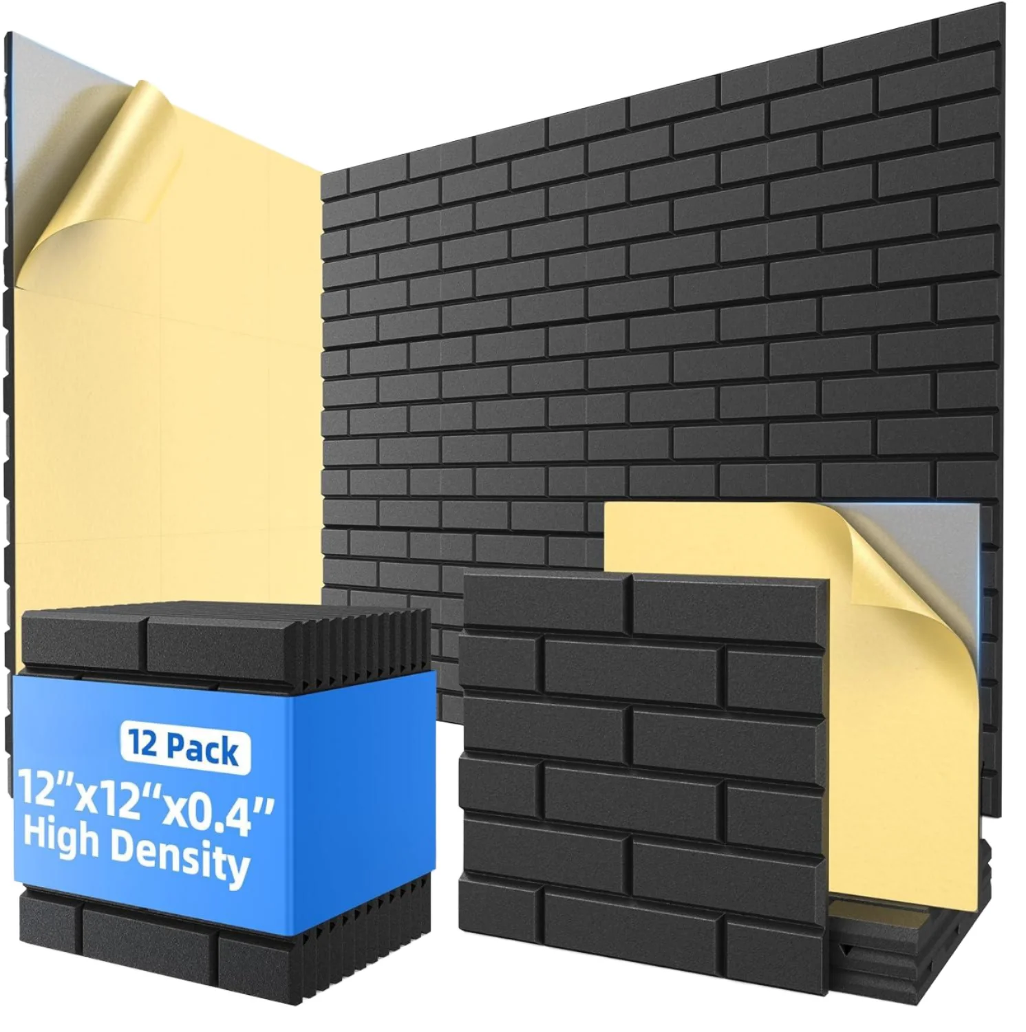 Eco-friendly Modern PET Polyester Acoustic Panels for Living Room Home Office Sound Absorbing Wall/Ceiling 3D Model Design details