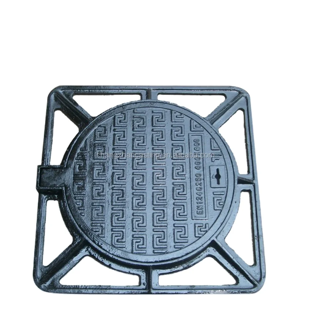 Casting Ductile Iron Cast Iron En124 Manhole Covers Cast Iron 500mm Construction Used Manhole Cover