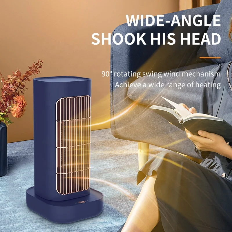 New Thermostatic Heater Vertical Household Rapidly Warming Electric Heater Shaking Head Large Range Send Warmer 4