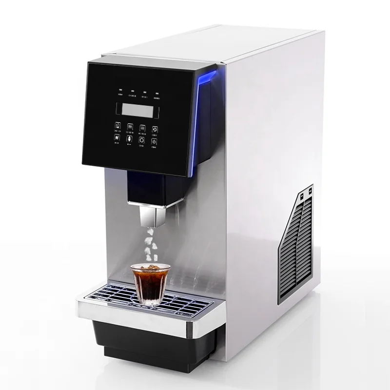 Antautomaticzna komercyjna maszyna do produkcji lodu z funkcją samoczyszczenia, wolnostojąca komercyjna maszyna do produkcji lodu przeznaczona dla firm