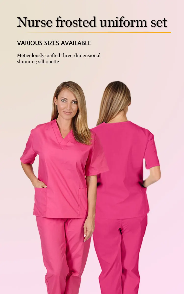 Wholesale Custom 2024 Scrubs Suit Hospital Uniforms Medical Nurse