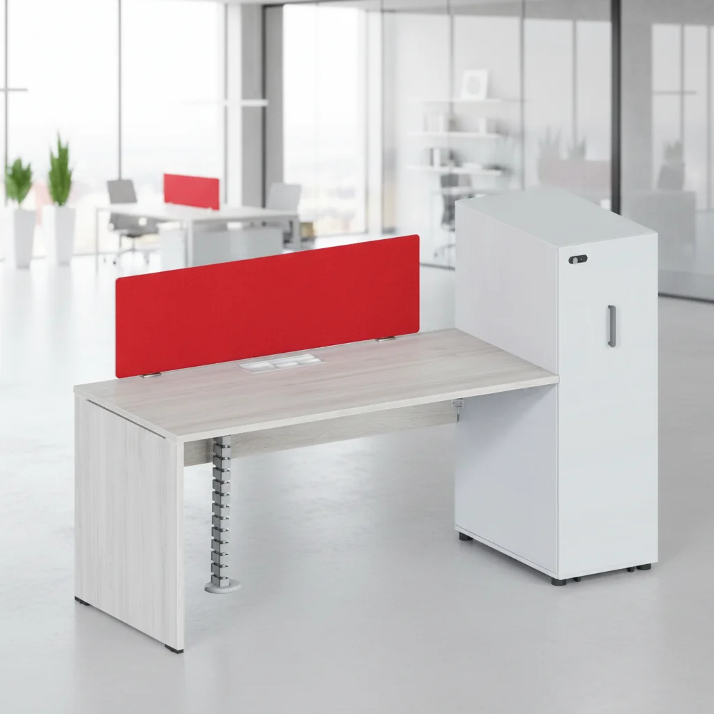 Heavy-Duty Storage Workstation with Integrated USB Charging Steel Frame ABS Connection 4