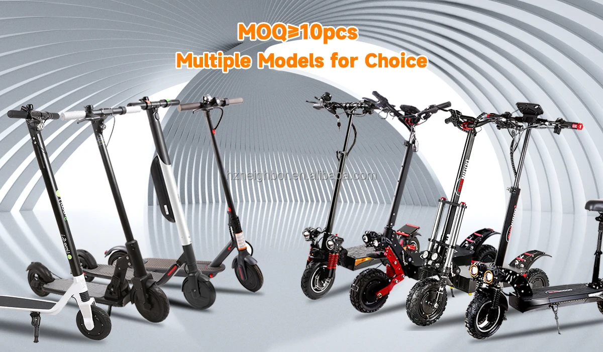 Hot Sale 800w Off Raod Fast Electric Scooter Powerful 10inch Tire