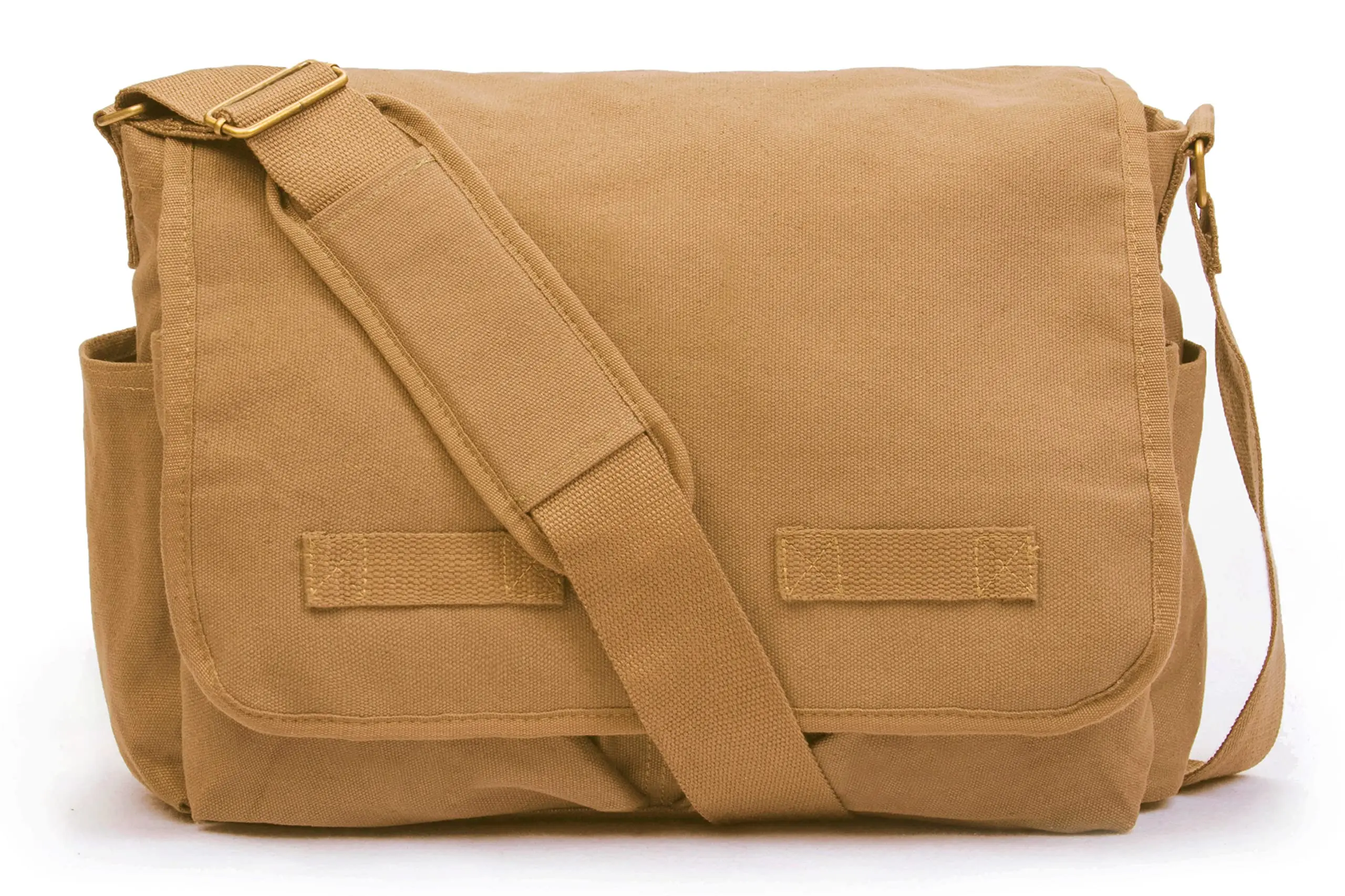 Classic Vintage Messenger Bag Original Heavyweight Cotton Canvas