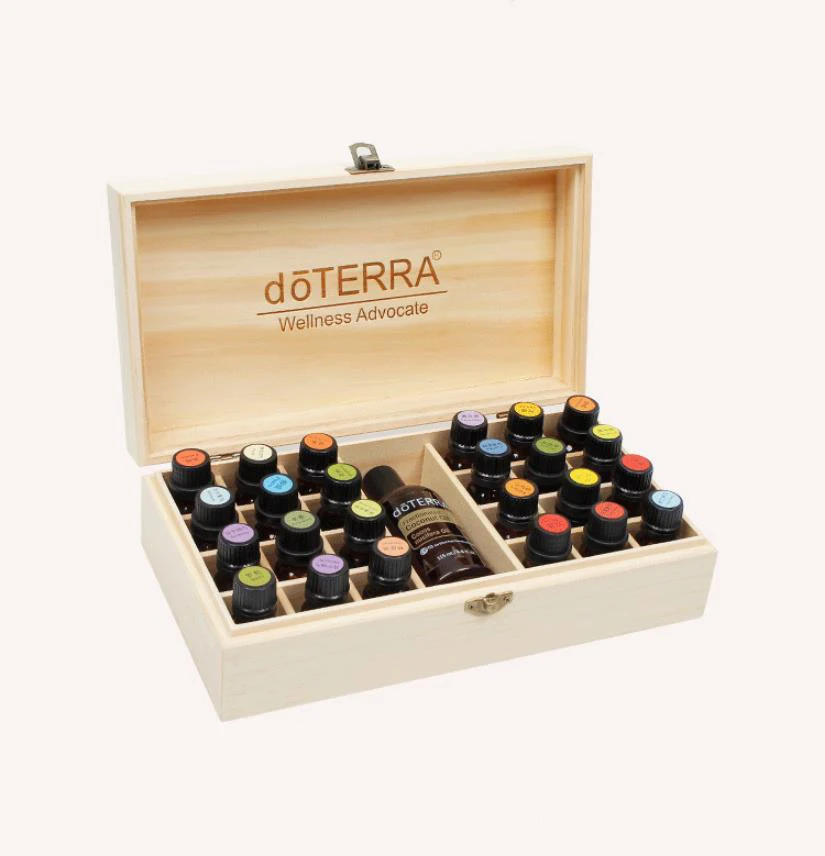Wholesale Wooden Storage Doterra Essential Oil Box - Organize 25