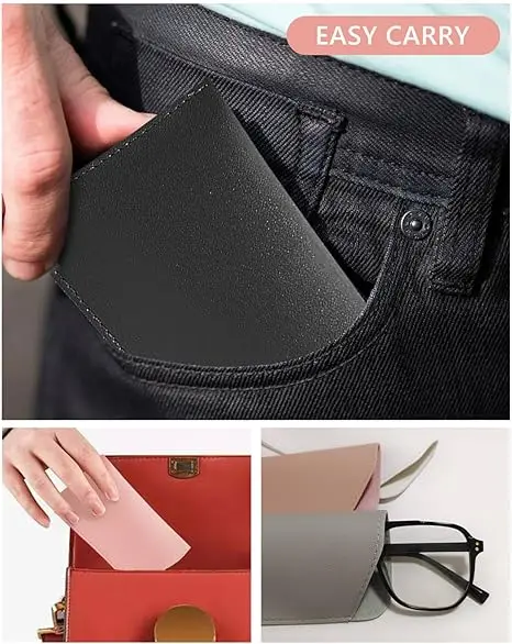 Wholesale Luxury PU Sunglasses Pouch Leather Glasses Case Fashion Custom Logo Sun Glass Bag supplier