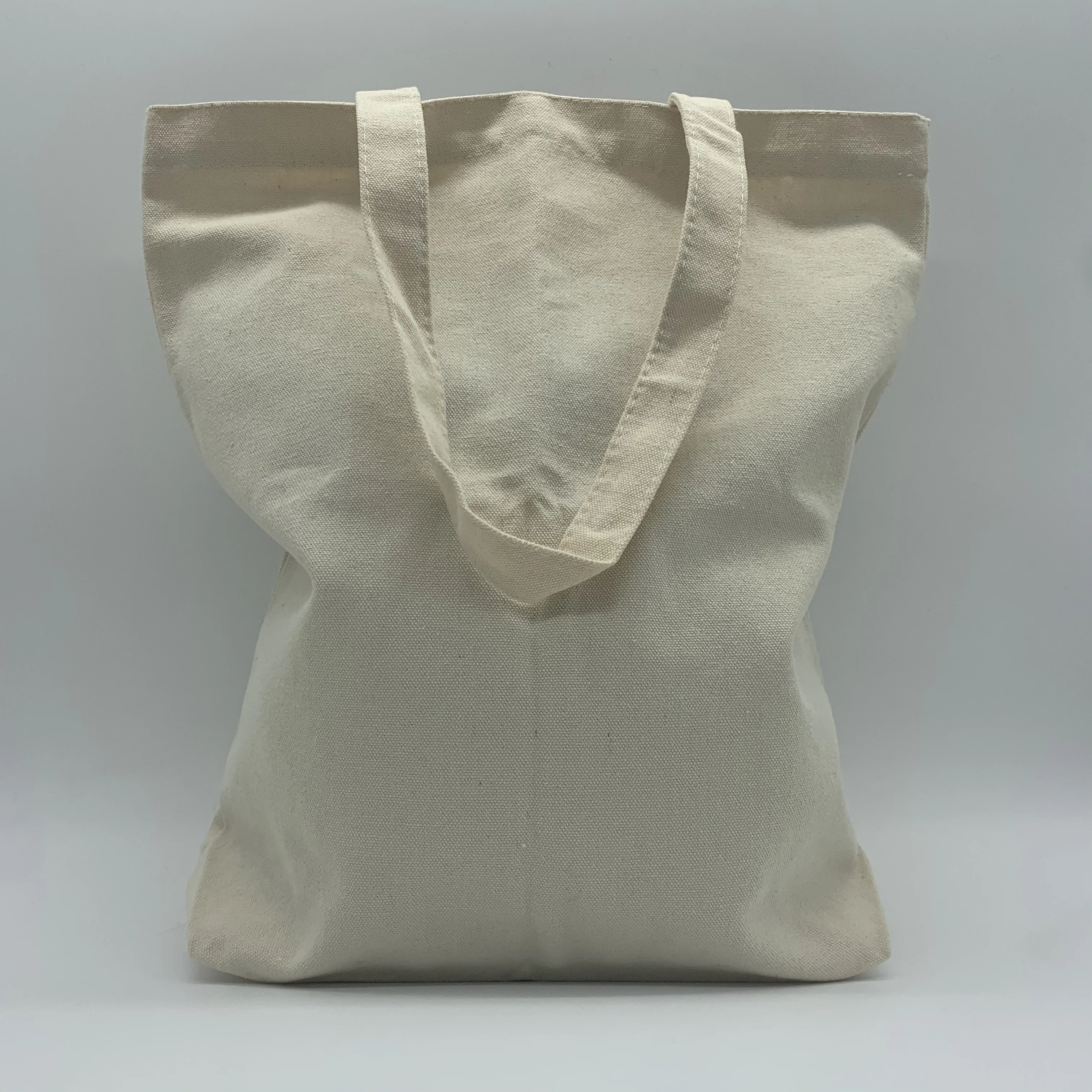 Eco-friendly recycled organic cotton shopping bags high quality customized shoulder tote bag canvas