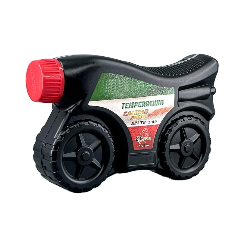 Custom Logo Special Design 1L Motor Oil Bottle Empty HDPE Engine Oil Bottle