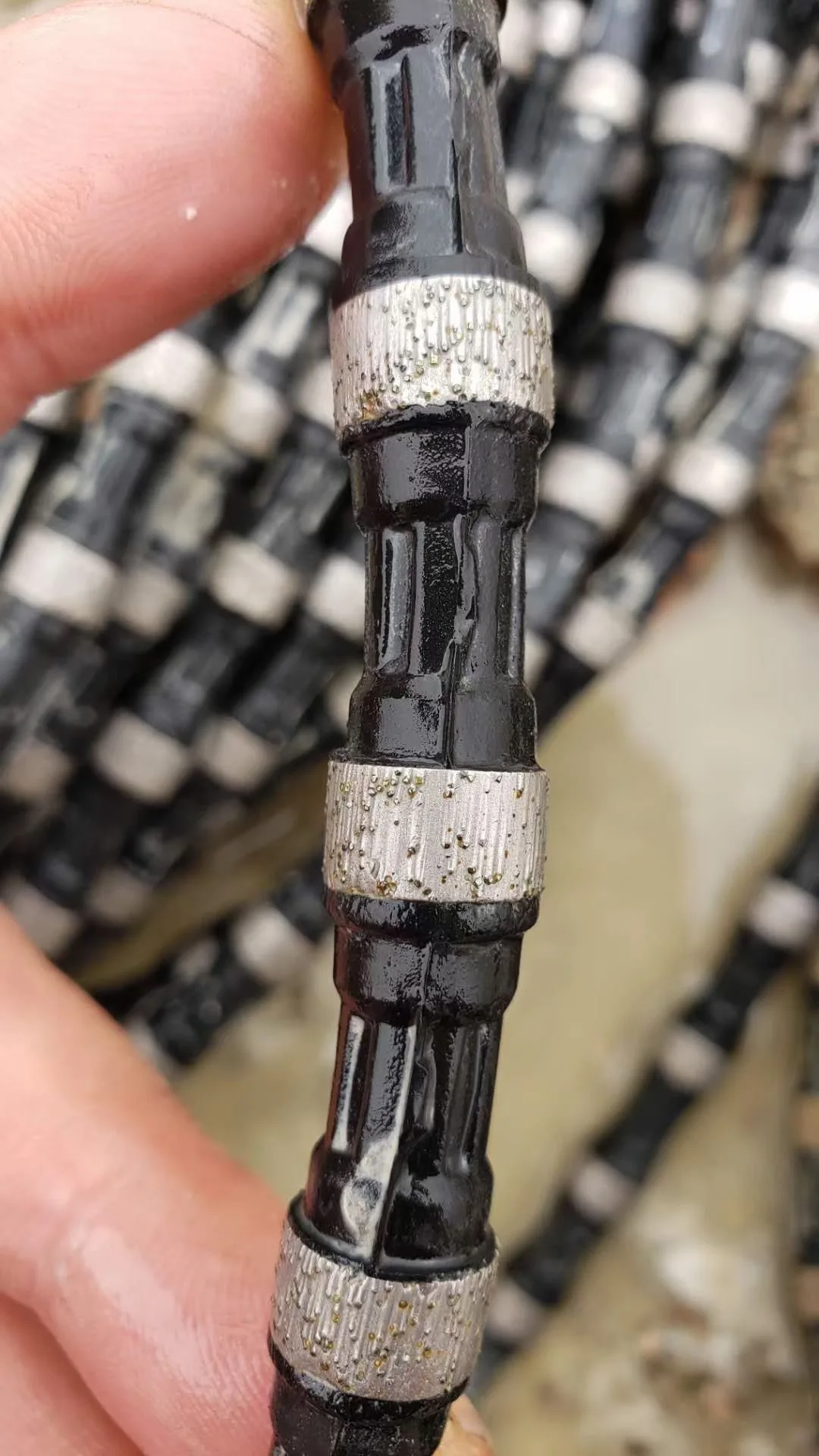 Stone Rope Cutting Factory Price Custom Diamond Wire Saw Rope for Concrete Demolition and ...