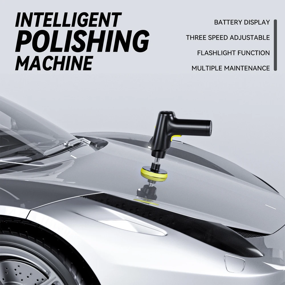 Портативный мини-Беспроводной автомобильный полировщик воском 4000 мАч Аккумуляторный электромобиль беспроводной