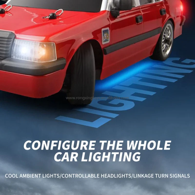 MN-38 1:16 Proportion RC Drift Remote Control Car Model Taxi Four-Wheel Drive High-Speed Toy for Children Gifts RC Car