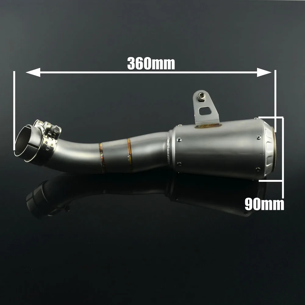 Выхлопная труба для мотоцикла JFG из нержавеющей стали для Yamaha YZF R3 R25