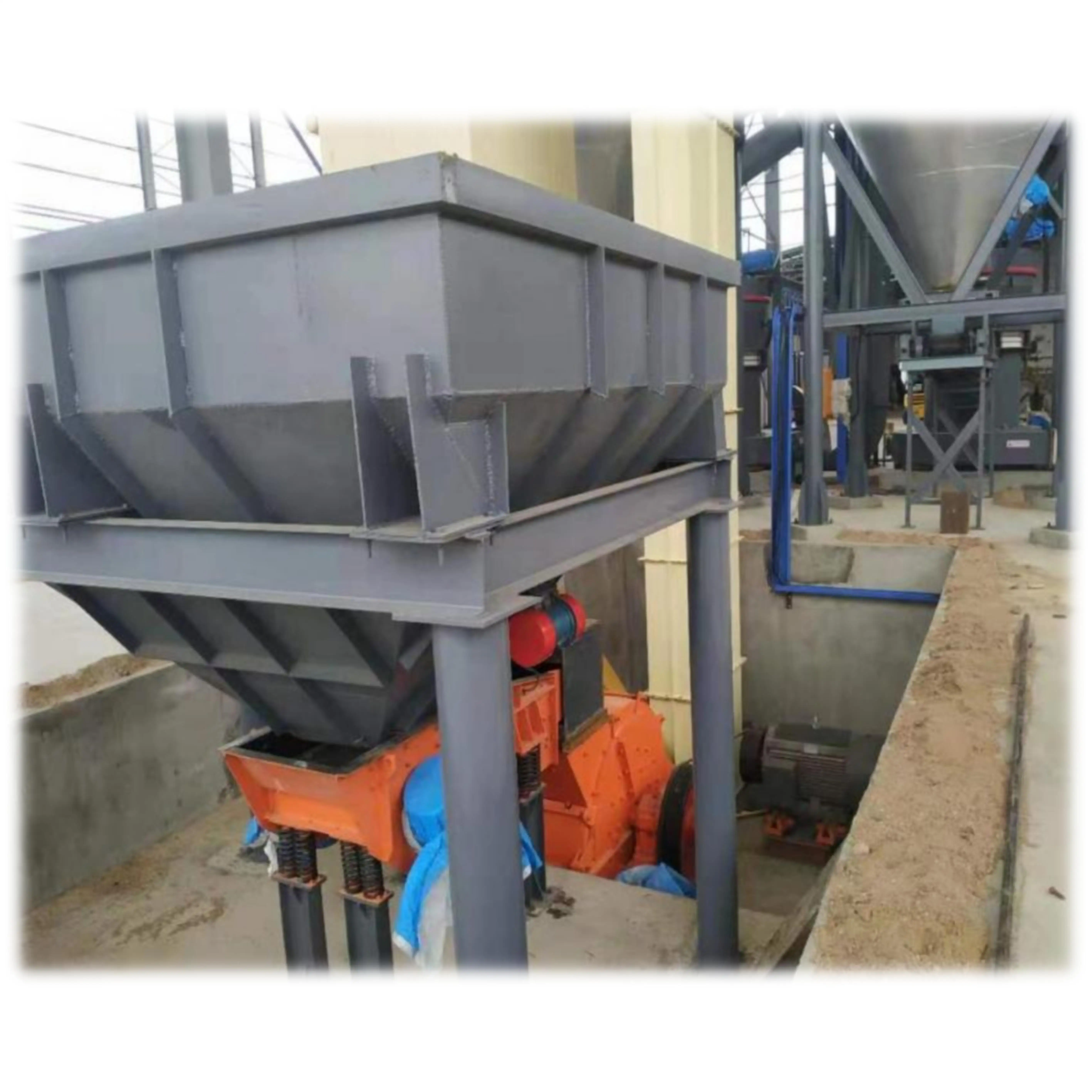 Низкая цена промышленный шлифовальный станок для производства гипсокартона энергосберегающий гипсовый порошковый конвейер с сердечником двигателя