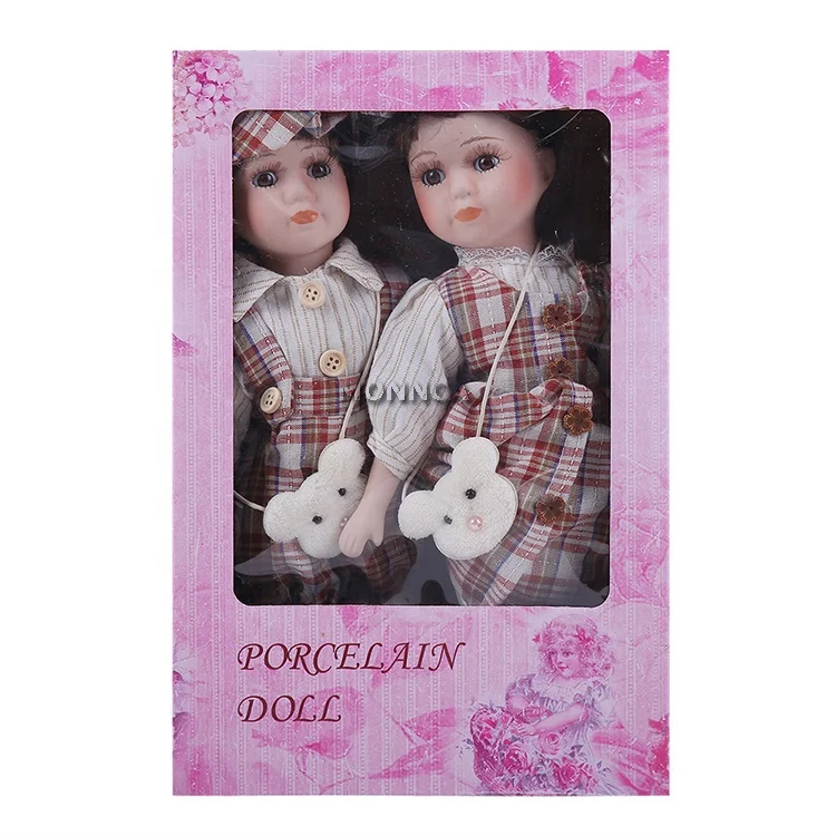 Mixed Design Beautiful Girl Porcelain Face Doll Antique Doll Cheap Elegant Porcelain Dolls Wholesale