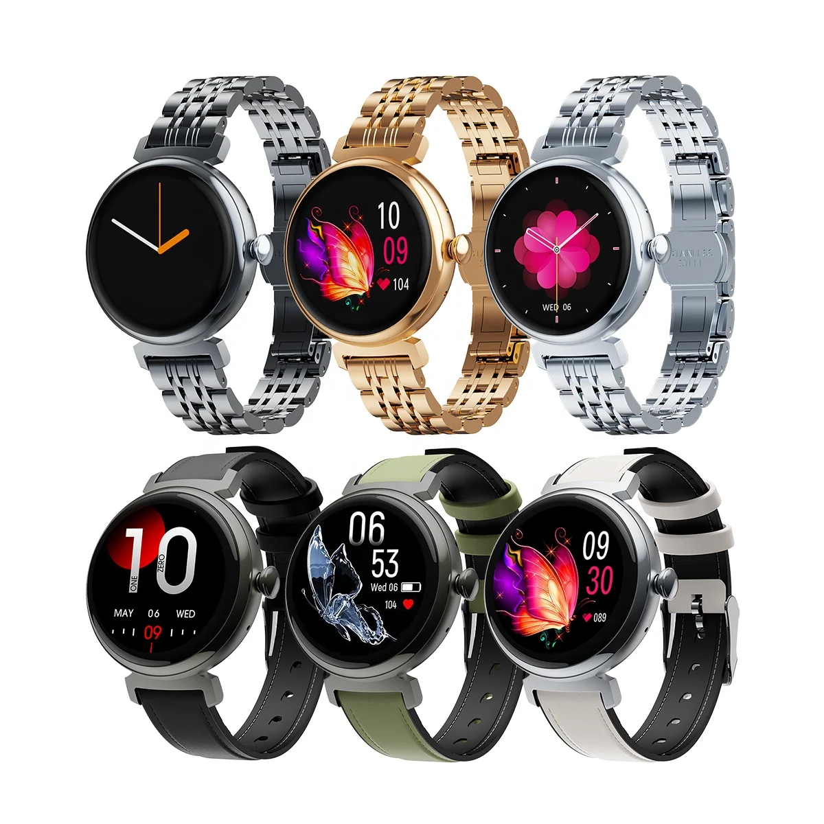 Smart Watch DM70 Fashionable AMOLED for Women Fitness