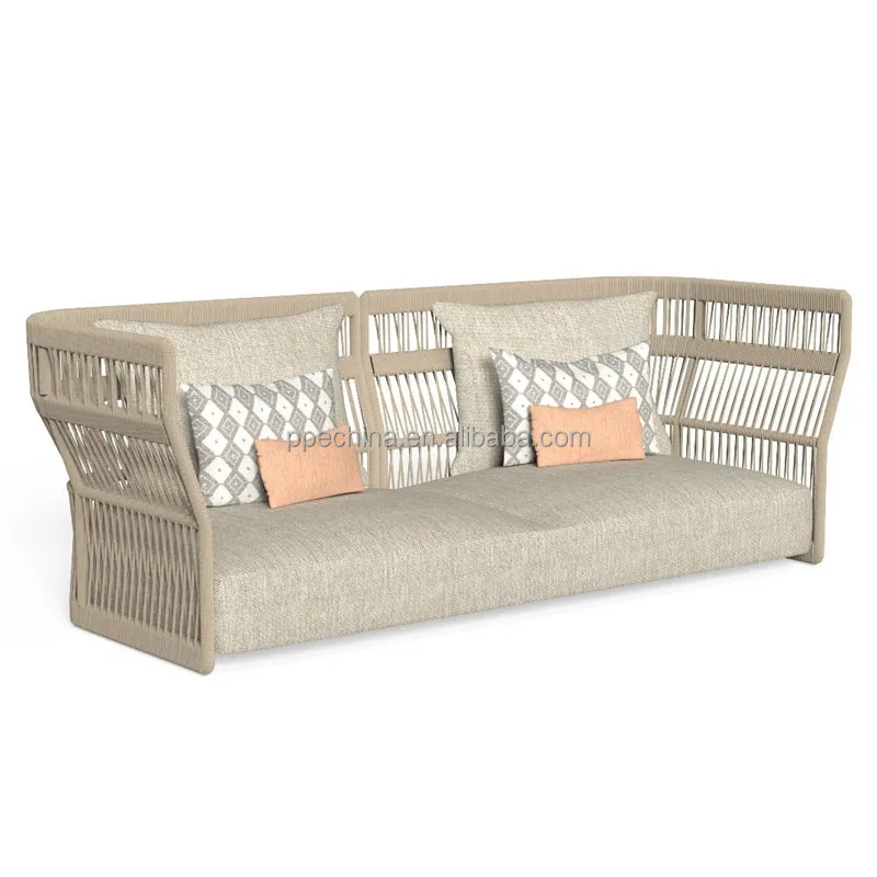 Morden patio garden set high quality outdoor furniture braiding sofa