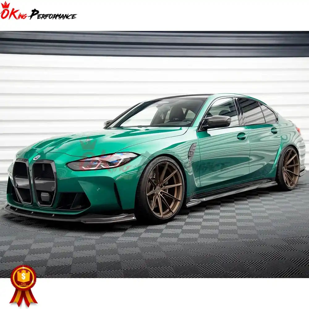BMW M2/M3/M4 G80/G81/G82/G83/G87 PRE-LCI DRY CARBON FIBER STEERING WHEEL INSERT