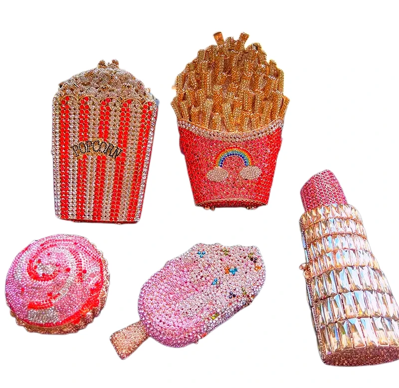 Rhinestone cupcake hot sale purse