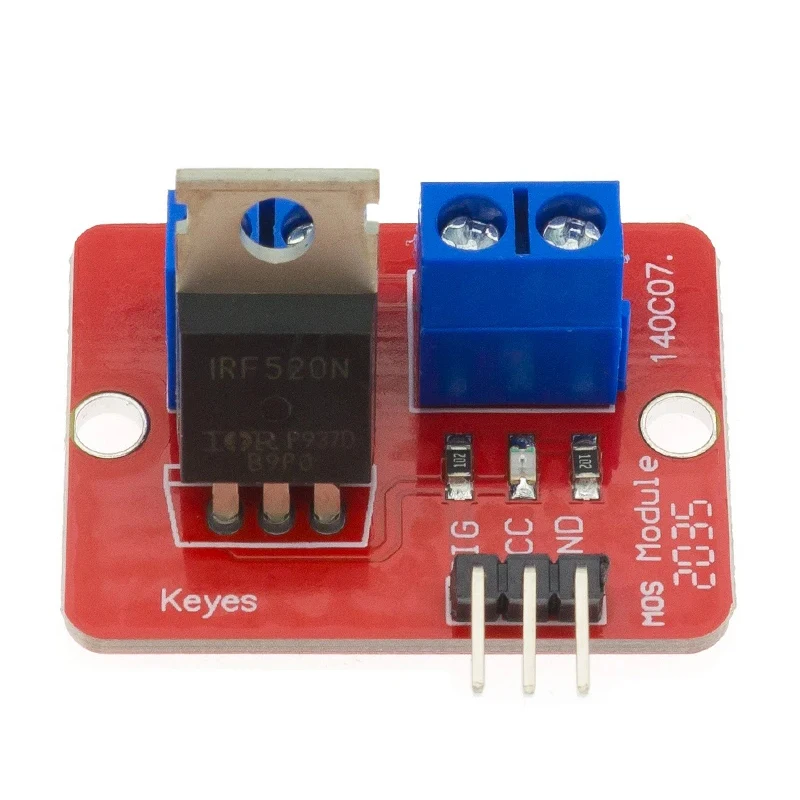 Heevhas IRF520 MOSFET-Treibermodul – PWM-Ausgang 0-24V, Für Arduino & MCU, 3 Stück