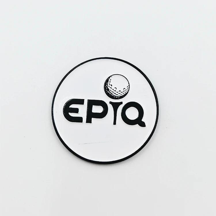 Custom Various Design Metal Ball Markers Golf Accessory With Your Own Logo Magnetic Alphabet Golf Ball Marker factory