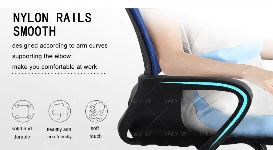 Adjustable Mesh Swivel Office Chair Arms Executive Office Chair