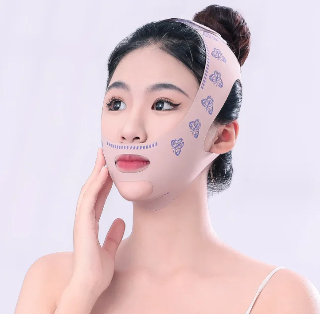 Hot Sale New Design V Lifting Mask Face Lifting Strap Double Chin Reducer Elastic Face Slimming
