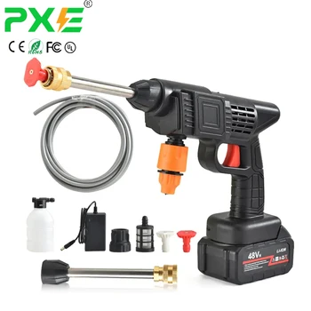 Car Washer High Pressure Portable Wash Gun 12v 24v 48v 96v Cordless ...