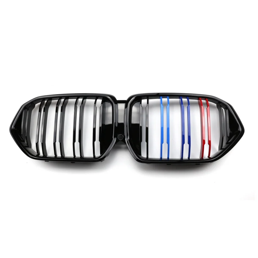 double bar gloss black tri color carbon fiber-4