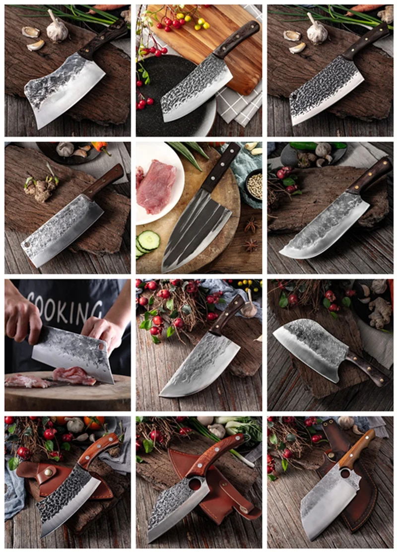 Best Damascus Steel Chinese Cleaver Knife Supply for Restaurant