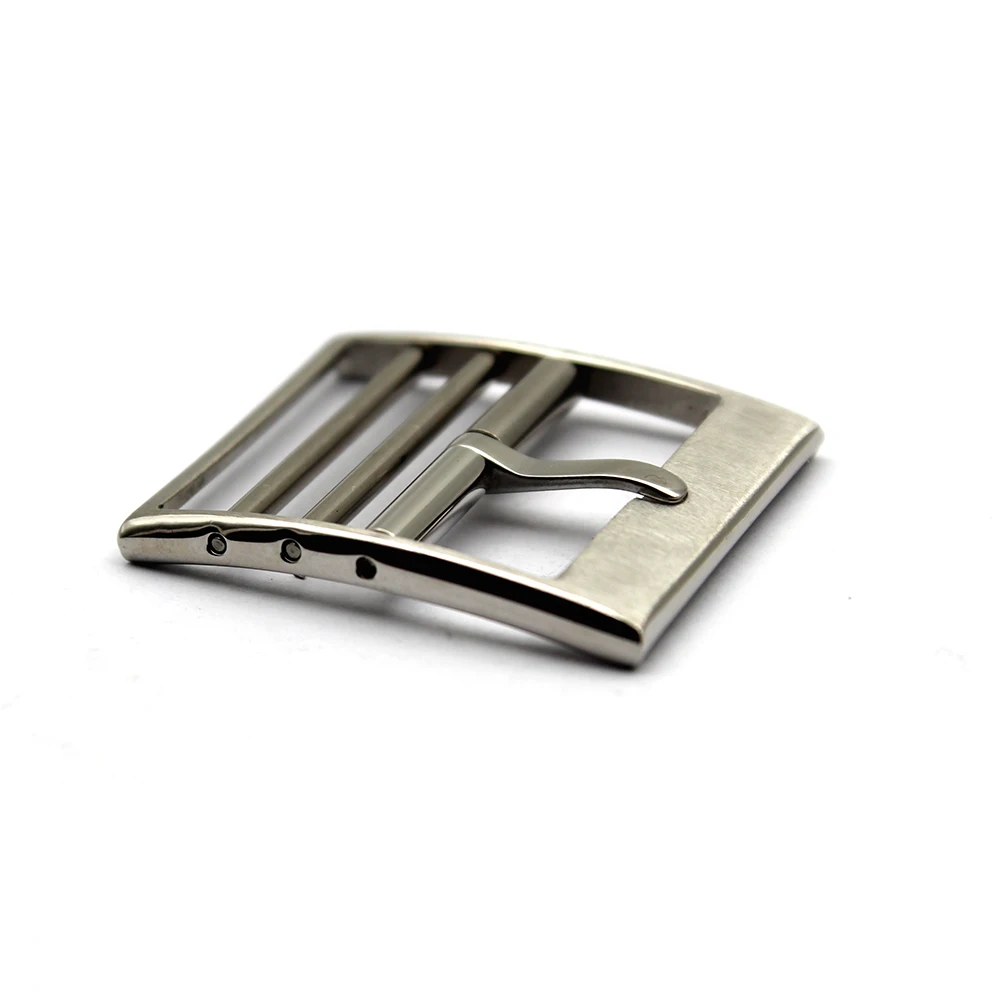 316L Luxury Design Edge Tongue Polished Top Brushed Stainless Steel Watch Buckle for Nylon TUDO Watch