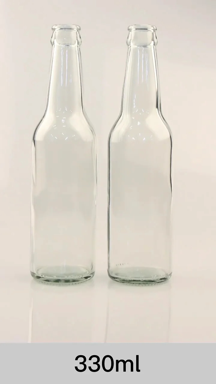 Botol Kaca Bir Breezer Koktail Minuman Karbonat Transparan Bening 330ml 12oz Dengan Tutup Buy 8146