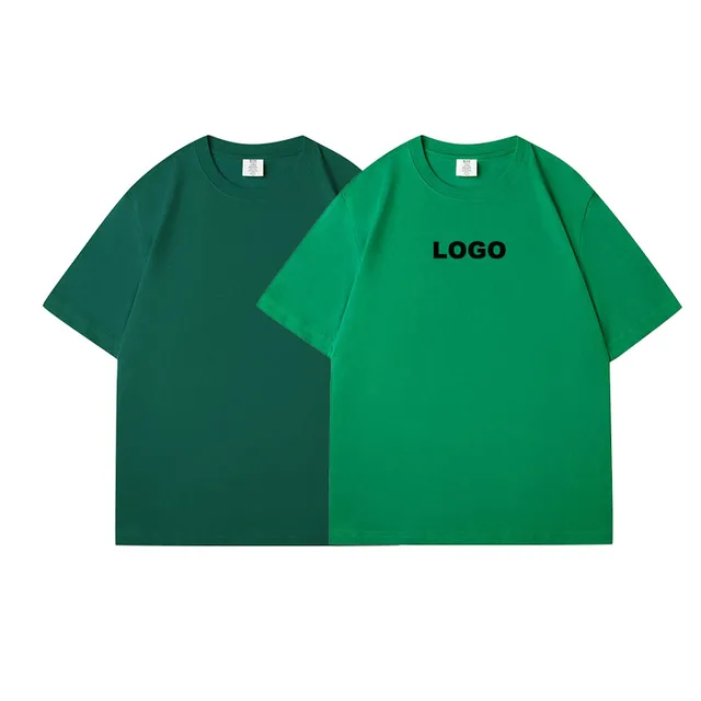 Custom Tag Label Low MOQ Summer Cotton High Street Fashion Plus Size Thick Tee Shirts