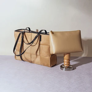 Manufacturer Custom 2026 New Women Genuine Leather Fashion Vintage Large Tote Handbags Shoulder Bag Big Size for Ladies