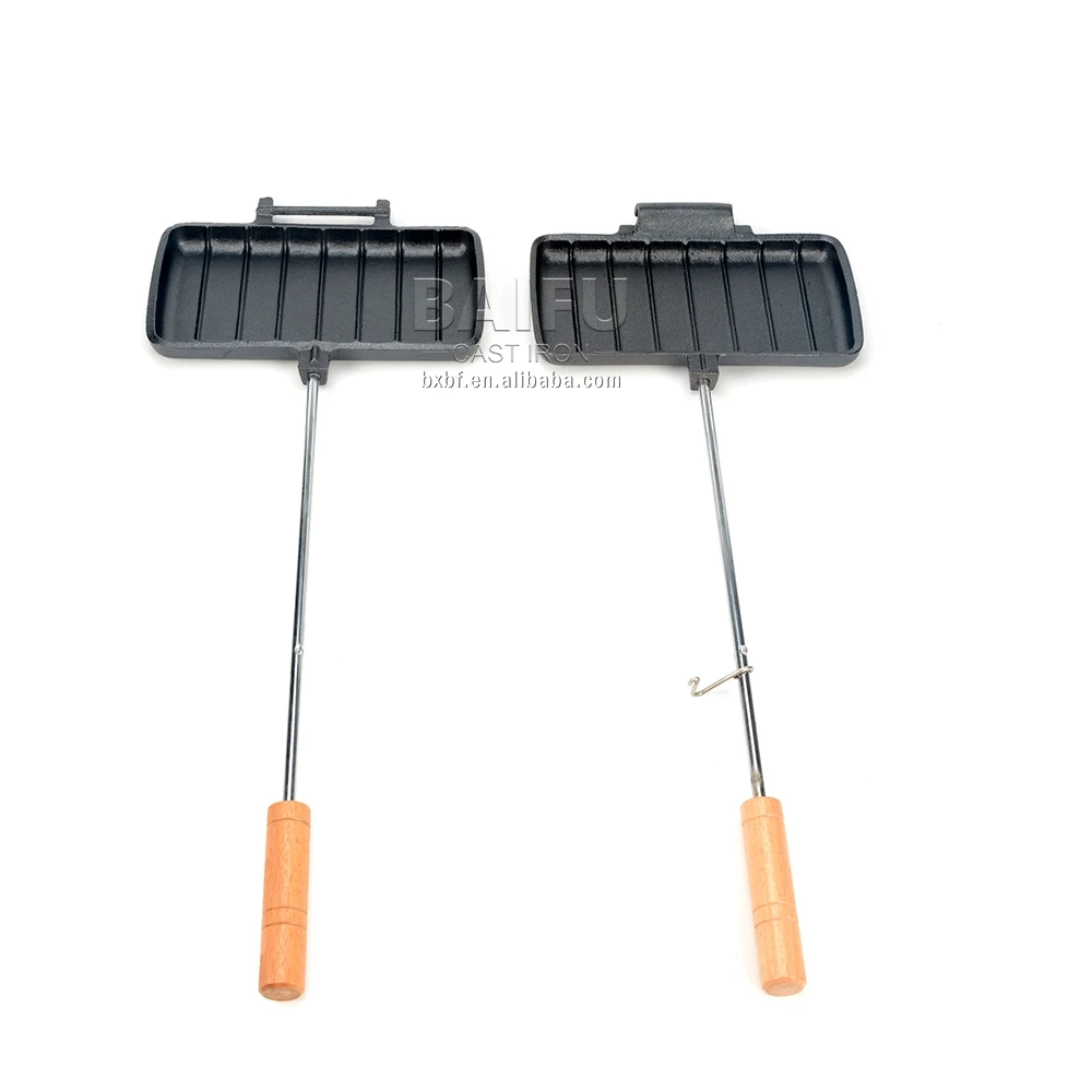 Cast Iron Pie Iron Jaffle Iron Campfire Pie Irons Sandwich Toaster With
