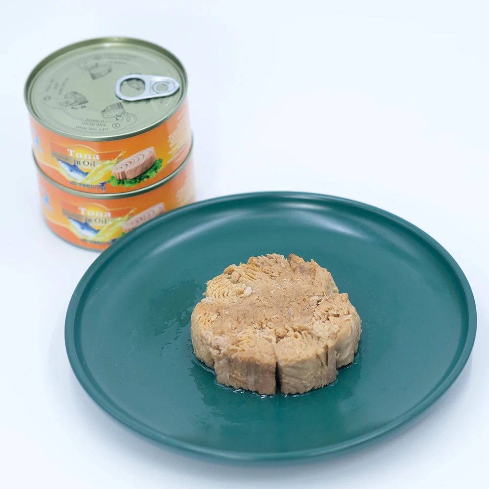 HALAL Approved Zoncom Canned Tuna in Oil Pacific Ocean Whole Fish Preserved From China
