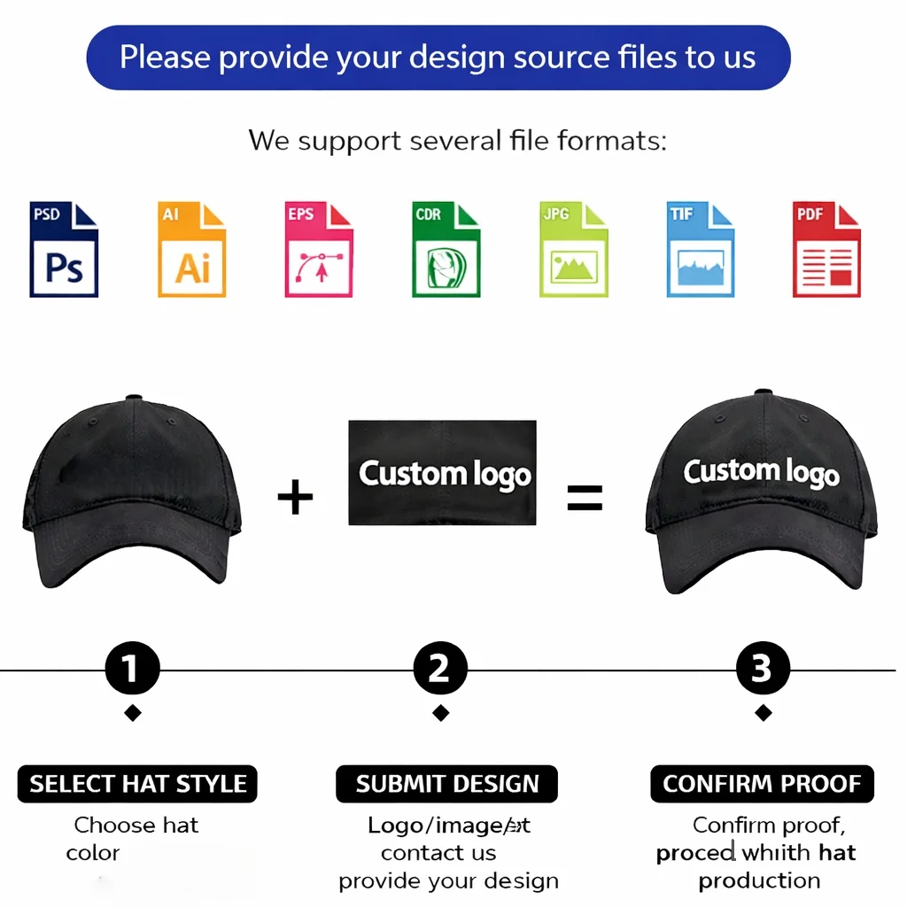 Caps Wholesale Fashion Cap Manufacturer Embroidered Hats Women Men's Hats 6 Panel Baseball Snapback Fitted Caps