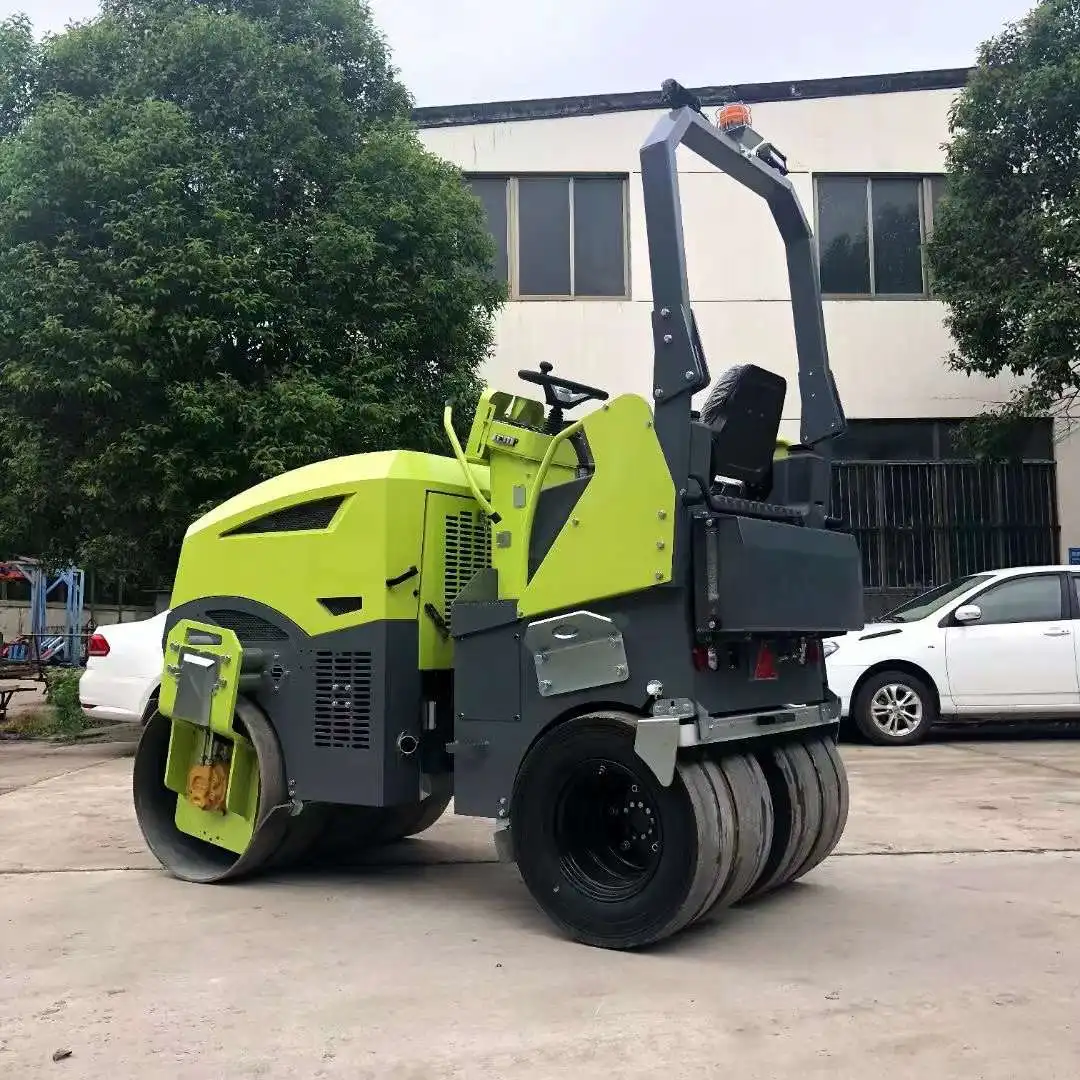 Good Quality Original  Diesel Engine 4 ton mini road roller  hydraulic compactor with brand famous engine