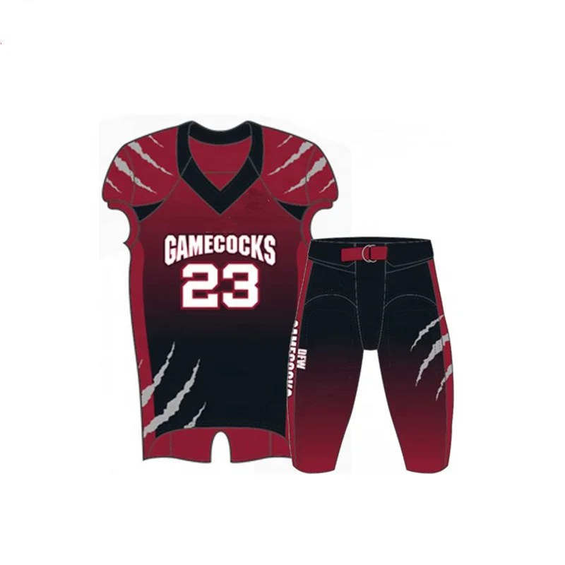 Custom American Football Jersey Mesh Sublimation Youth Team Competition  American Football Uniform - China American Football Wear and American  Football Uniform price