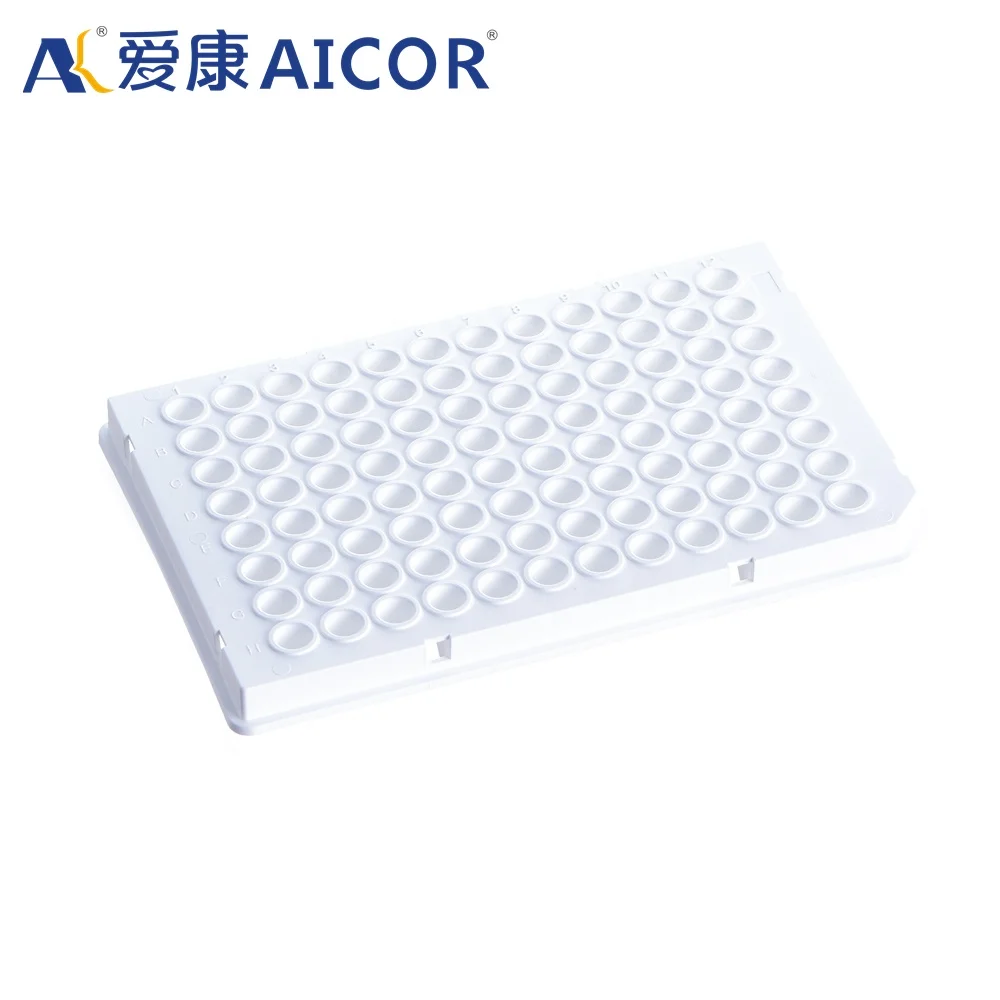 Медицинская лаборатория пластиковая коническая 0 1 мл 96 отверстий центрифужная трубка микропластина пцр пластина с