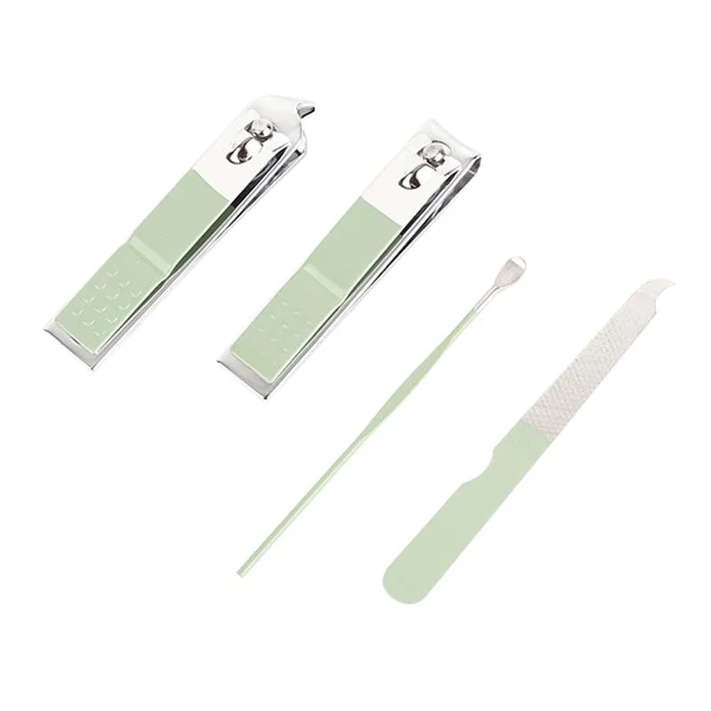 Candy Color 4pcs Nail Cutter Fingernail Clippers Kit Nail Clippers Set