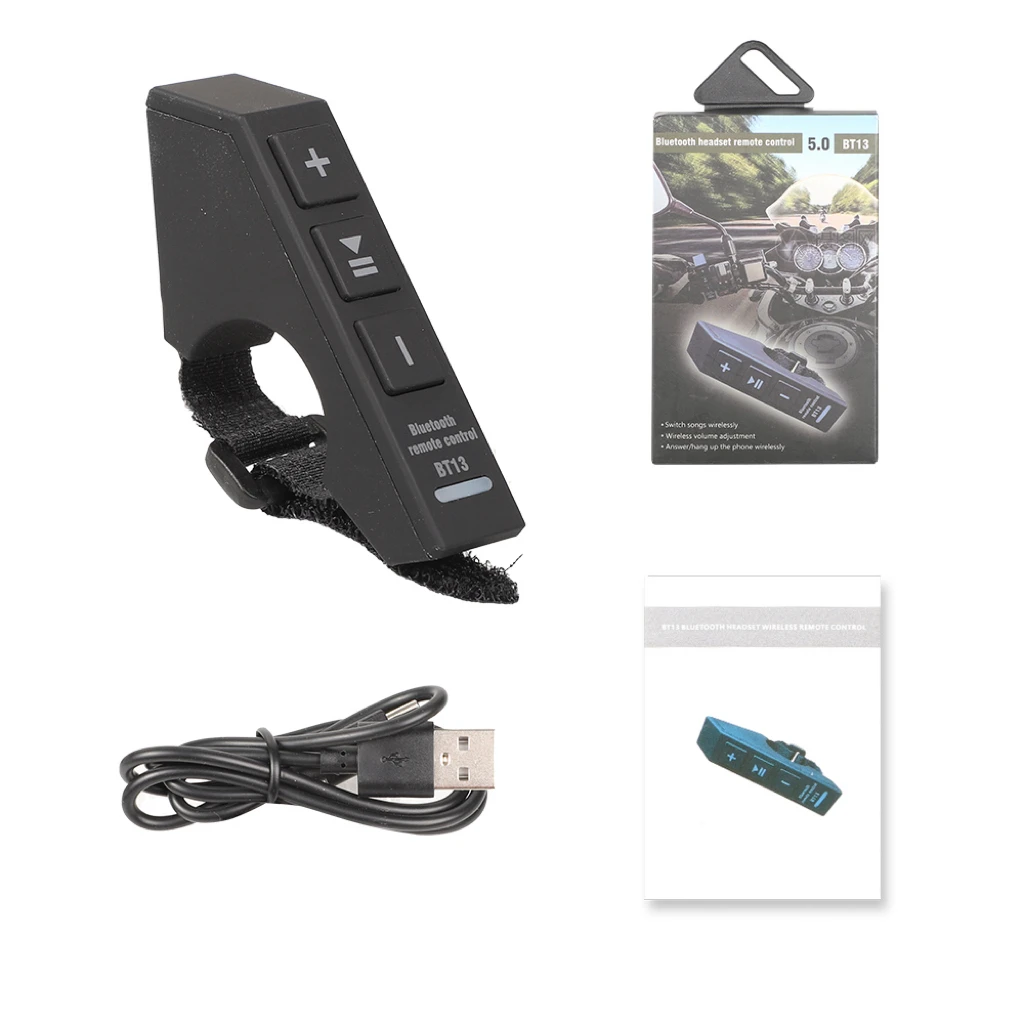 Waterproof Motorcycle Handlebar Bluetooth Remote Control Grip Long Standby Time Smooth Song Switching
