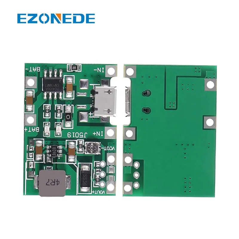 Module Boost 2A - 5 Pièces Module Charge Batterie Lithium 18650 Step-Up 3.7V à 5V 9V 12V