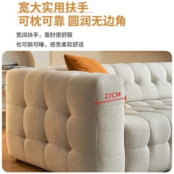 Smart electric sofa bed dual-use multi-function retractable automatic small apartment cream style concubine fabric sofa customiz