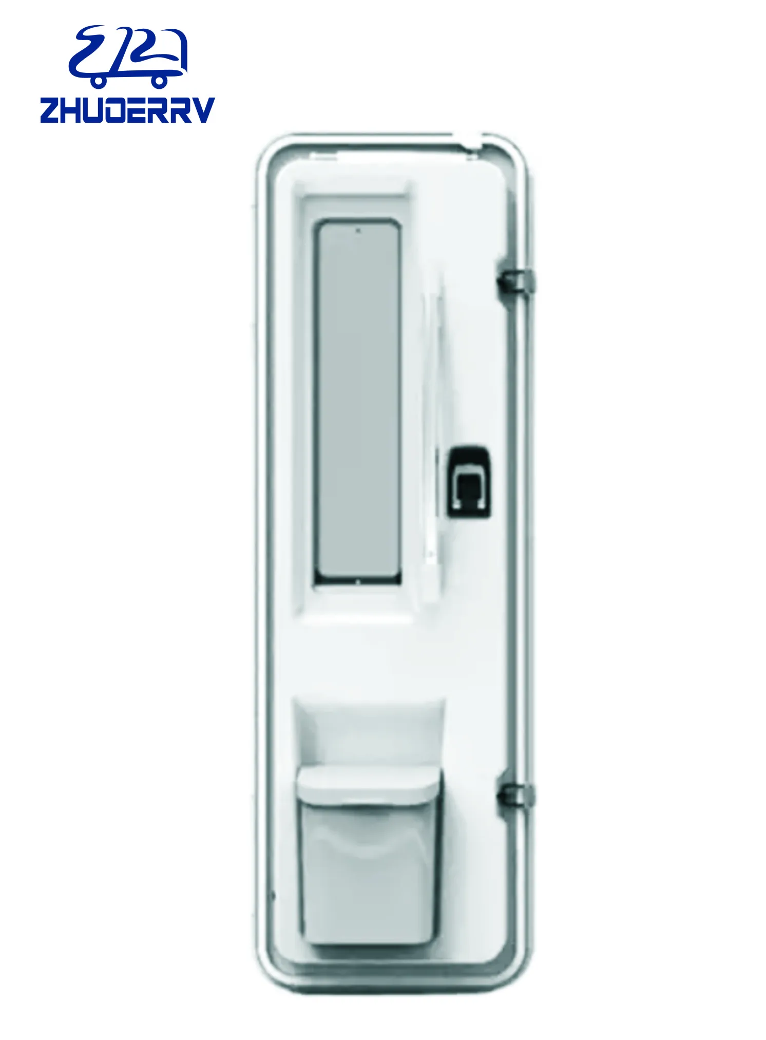 Aluminum Alloy Frame Two Point Lock caravan Trailer Door for RV Camper Motorhome