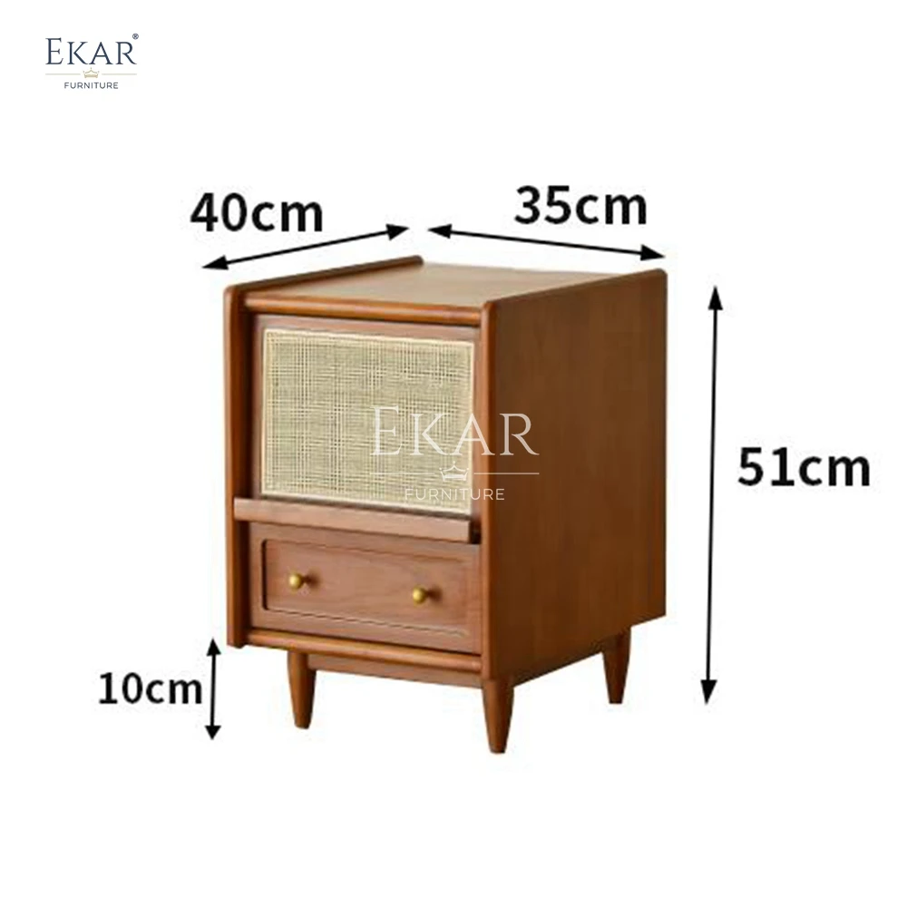 product new design customizable modern bedside table in natural wood tones-65