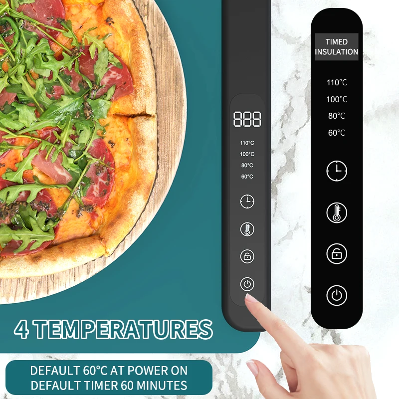 Silicone Baking Mat Electric Adjustable Temperature Control Food Warming Tray Kitchen Accessories Silicone Food Warming Mat