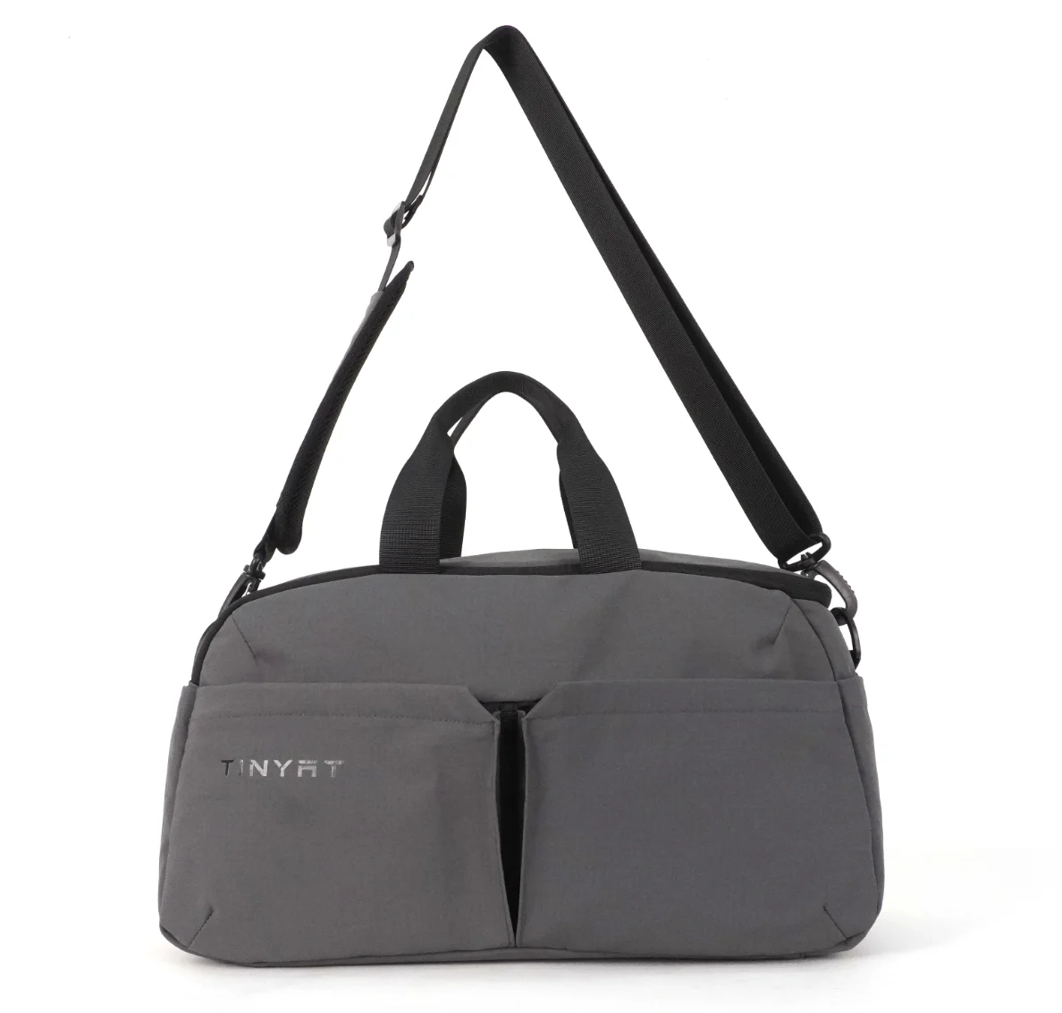 תיק כושר קל, שטוח ועמיד במים בעל קיבולת גדולה, תאי איחסון לנעלי ספורט, מודרני ונוח למסעות