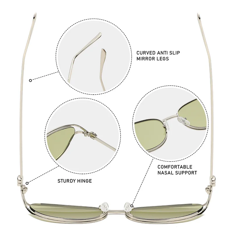 2026 New Cat Eye Luxury Women's Metal Sunglasses Wholesale Eyewear_voghion.com